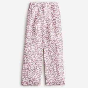NWT J. Crew Muted Giraffe Print Culottes